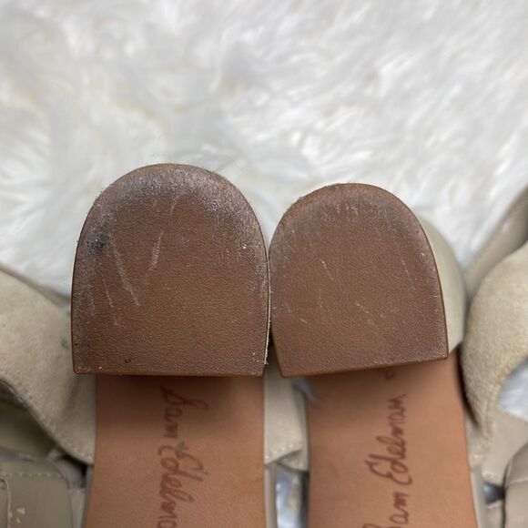 Sam Edelman Eyda Tan Suede Grommet Detailed Strappy Sandals Sz 7.5 - Picture 8 of 8